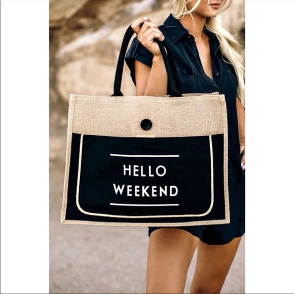 Private Label Handbags - NWT HELLO WEEKEND TOTE
